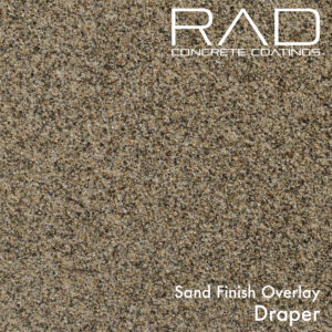 sand finish flooring overlay coating sample