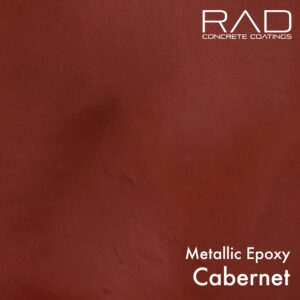 Cabernet red epoxy floor coating