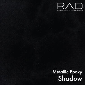 Shadow metallic epoxy coating sample - black epoxy